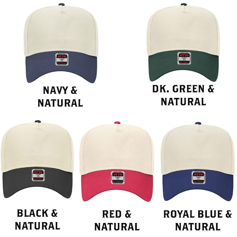 Trendy 2-Tone Christian Trucker Hat- Embroidered Gentle & Lowly