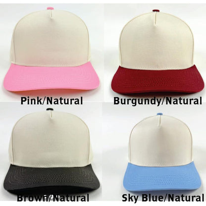 Trendy 2-Tone Christian Trucker Hat- Embroidered Gentle & Lowly