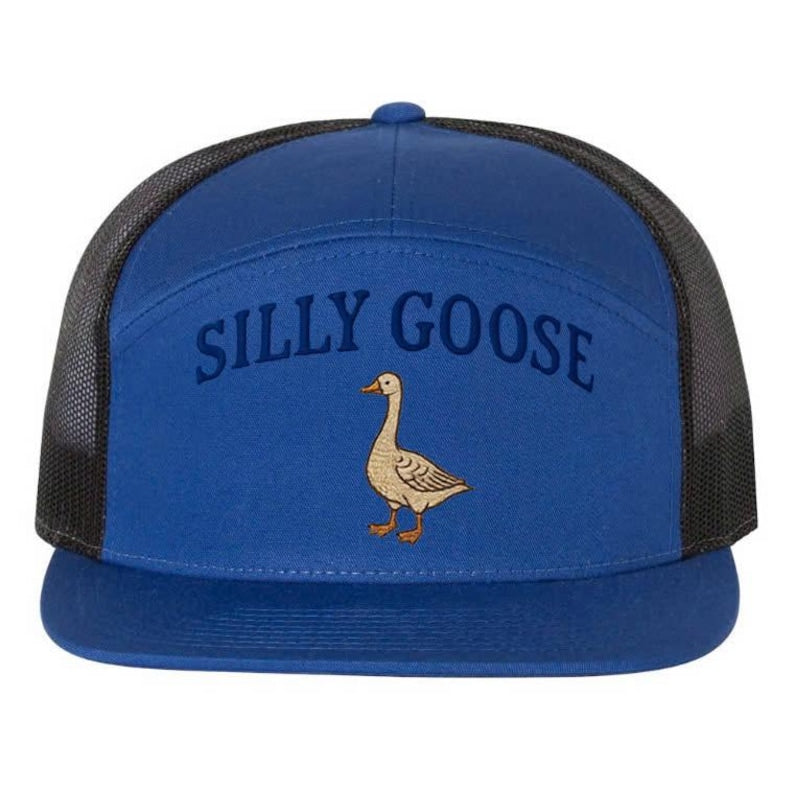 Embroidered Silly Goose Trucker Hat - Unisex Outdoor Cap