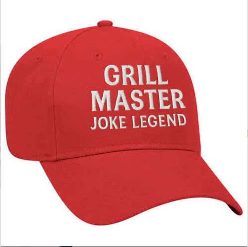 Grill Master Dad Hat: Joke Legend Embroidered BBQ Cap