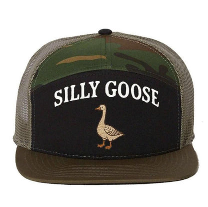 Embroidered Silly Goose Trucker Hat - Unisex Outdoor Cap