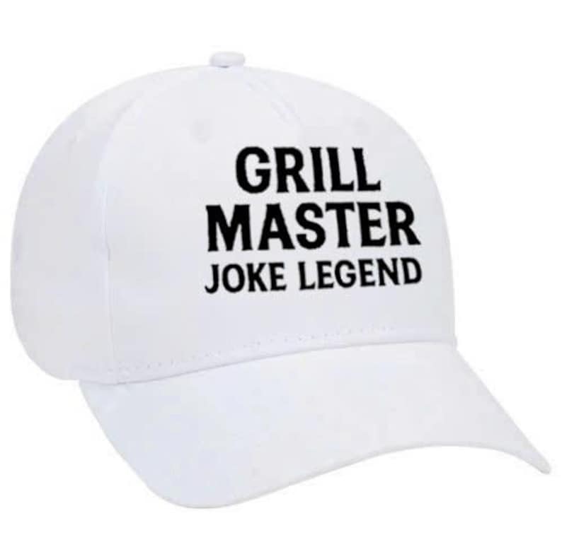Grill Master Dad Hat: Joke Legend Embroidered BBQ Cap