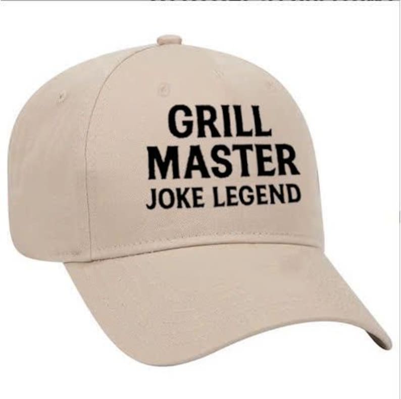 Grill Master Dad Hat: Joke Legend Embroidered BBQ Cap