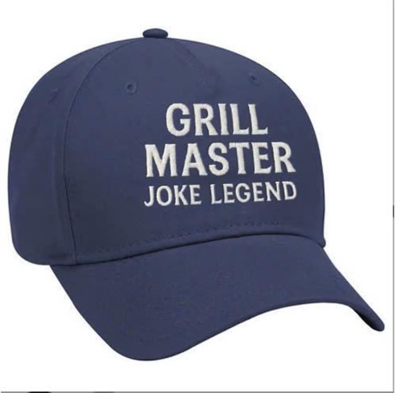 Grill Master Dad Hat: Joke Legend Embroidered BBQ Cap