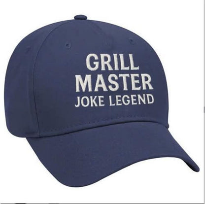 Grill Master Dad Hat: Joke Legend Embroidered BBQ Cap