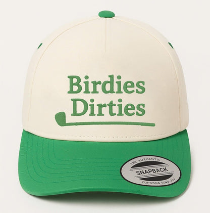Embroidered "Birdies Dirties" Golf Hat: Funny Tournament Cap