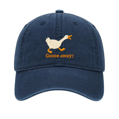 Embroidered Goose Dad Hat: Funny Animal Baseball Cap
