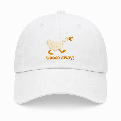 Embroidered Goose Dad Hat: Funny Animal Baseball Cap