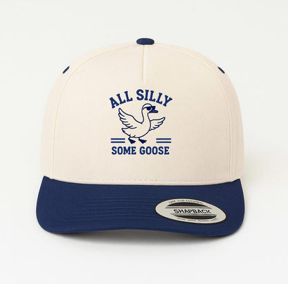 Embroidered Goose Trucker Hat: Funny Baseball Cap for Goose Lovers