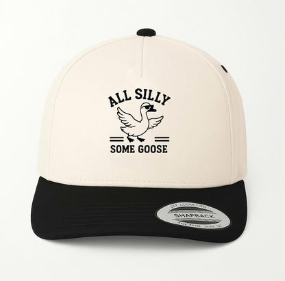 Embroidered Goose Trucker Hat: Funny Baseball Cap for Goose Lovers