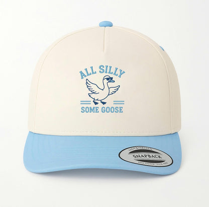 Embroidered Goose Trucker Hat: Funny Baseball Cap for Goose Lovers