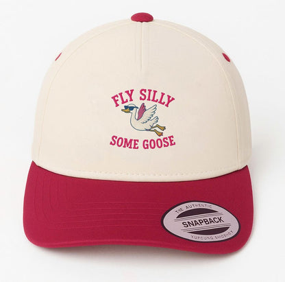 Embroidered Goose Trucker Hat: Funny Snapback Cap for Men & Women