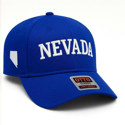 Embroidered Nevada Hat: State Outline Baseball Cap - Unisex Gift