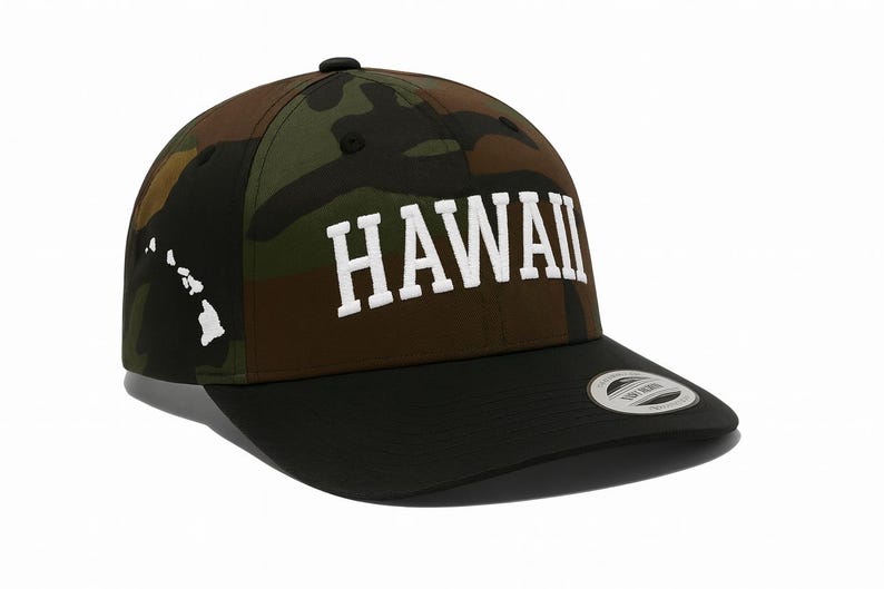 Embroidered Hawaii Baseball Cap: Hawaiian Islands Travel Gift
