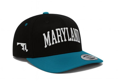 Embroidered Maryland Baseball Cap with Hawaiian Islands: Unisex Travel Hat