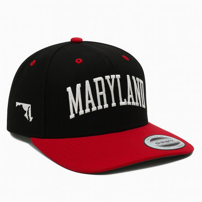 Embroidered Maryland Baseball Cap with Hawaiian Islands: Unisex Travel Hat