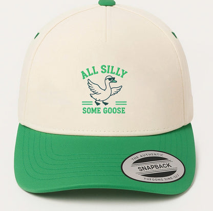 Embroidered Goose Trucker Hat: Funny Baseball Cap for Goose Lovers