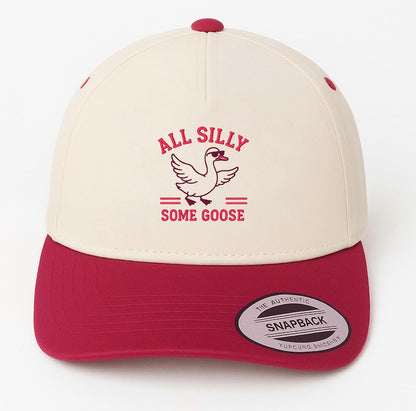 Embroidered Goose Trucker Hat: Funny Baseball Cap for Goose Lovers