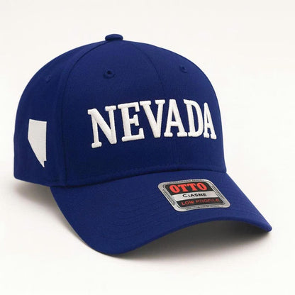 Embroidered Nevada Hat: State Outline Baseball Cap - Unisex Gift