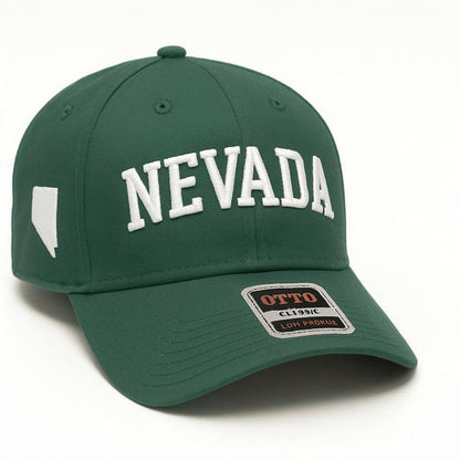 Embroidered Nevada Hat: State Outline Baseball Cap - Unisex Gift