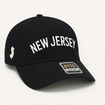Embroidered New Jersey Dad Hat: NJ State Baseball Cap