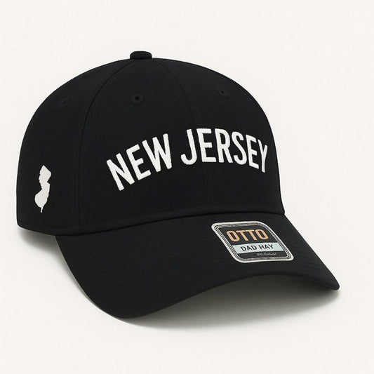 Embroidered New Jersey Dad Hat: NJ State Baseball Cap