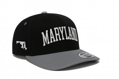 Embroidered Maryland Baseball Cap with Hawaiian Islands: Unisex Travel Hat