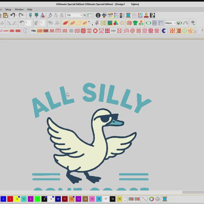 Embroidered Goose Trucker Hat: Funny Baseball Cap for Goose Lovers