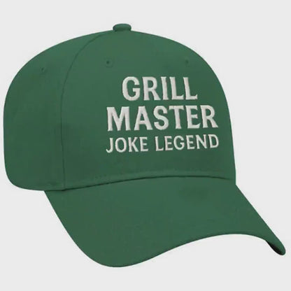 Grill Master Dad Hat: Joke Legend Embroidered BBQ Cap